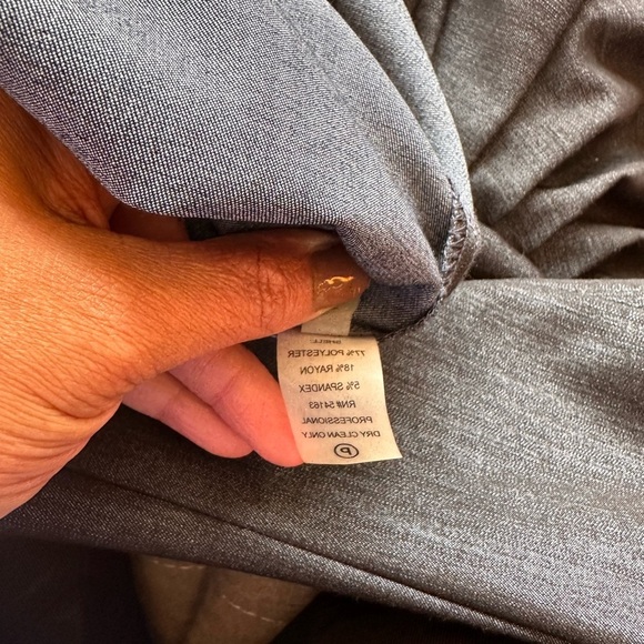 Calvin Klein Blue Ruched Asymmetrical Sheath Dress - Picture 9 of 16